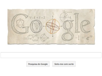 Leonhard Euler on Leonhard Euler Ganha Homenagem Do Google Por Seu 306   Anivers  Rio